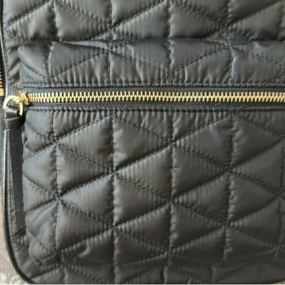 Kate Spade♠️Small Bradley Wilson Rd Quilted Backpack 18Kt Gold Hardware Like New - Picture 9 of 15
